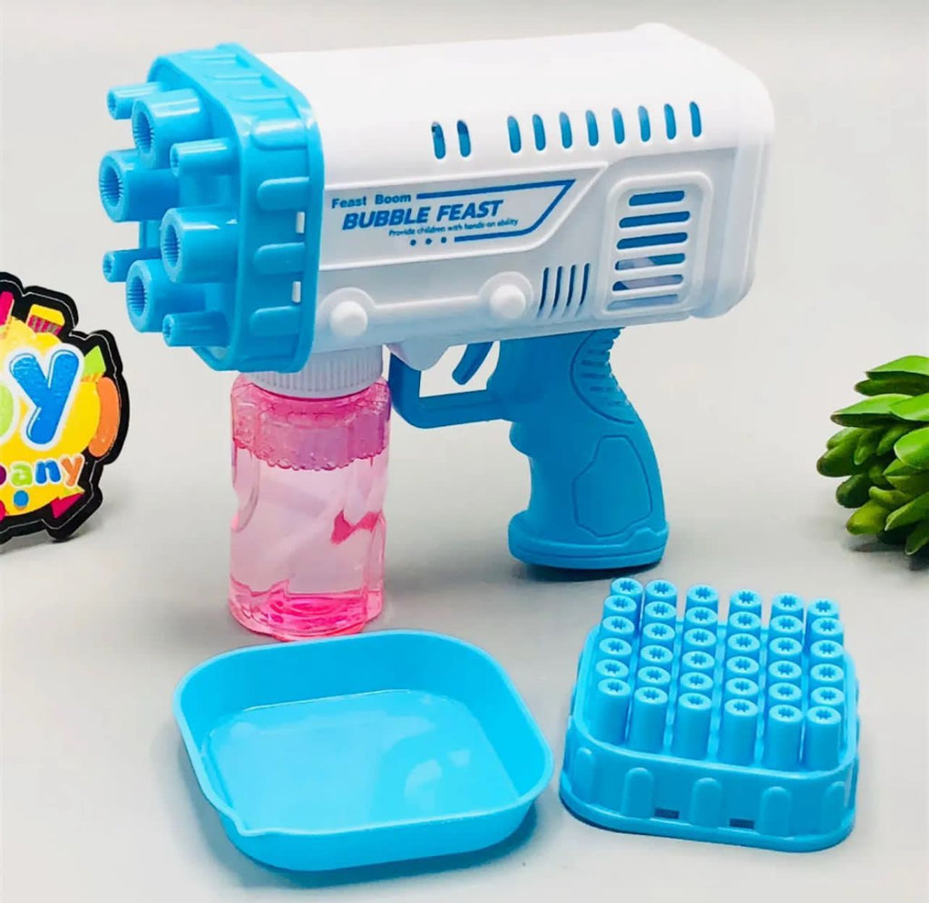 Feast Boom Bubble Feast Bubble Gun for Kids Comes with a bubble solution bottle