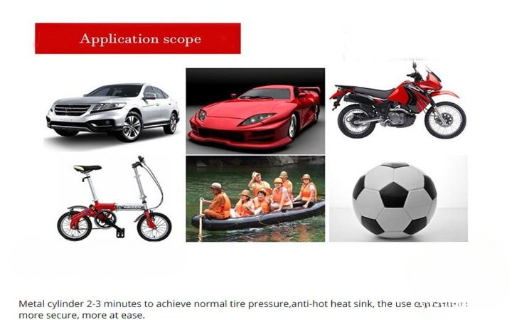 Fast Portable Car Bike And Cycle Inflator For Tires Balls And Inflatables